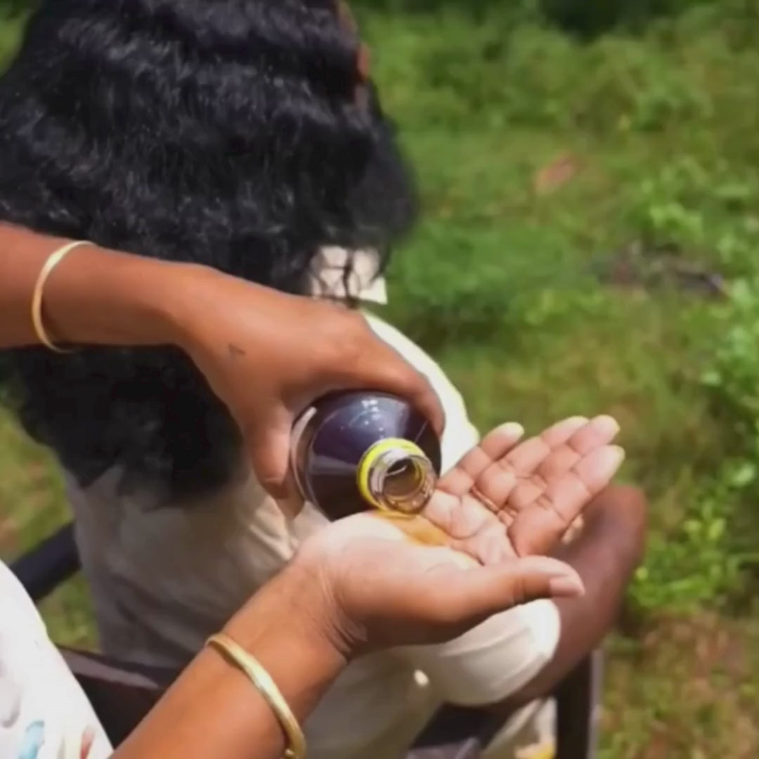 hakki pikki adivasi herbal hair oil video